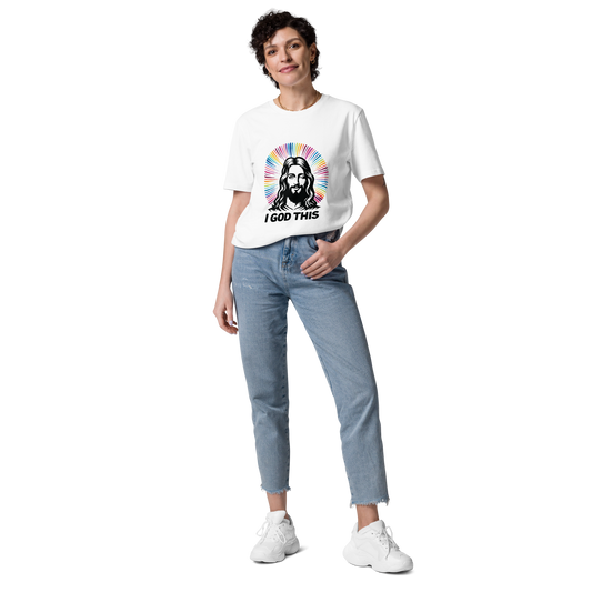 "I God This" Jesus Unisex Organic Cotton T-shirt