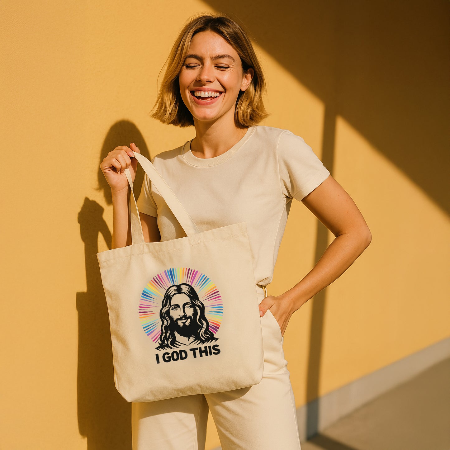 "I God This" Jesus Eco Tote Bag