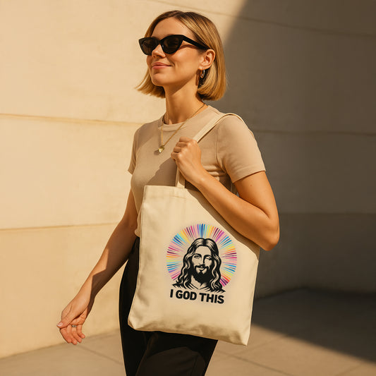 "I God This" Jesus Eco Tote Bag