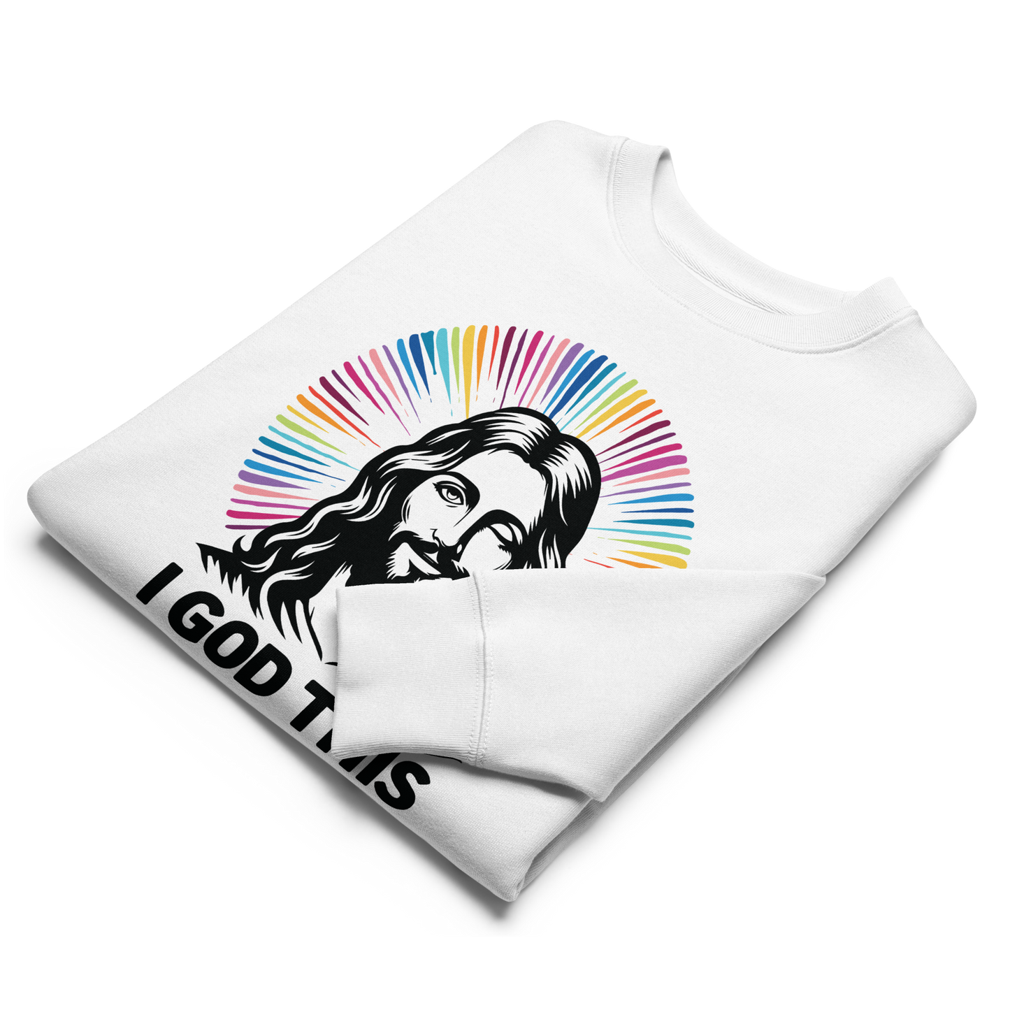 "I God This" Jesus Unisex Eco Sweatshirt