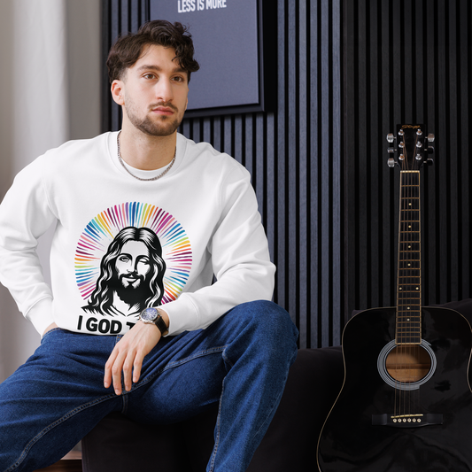 "I God This" Jesus Unisex Eco Sweatshirt