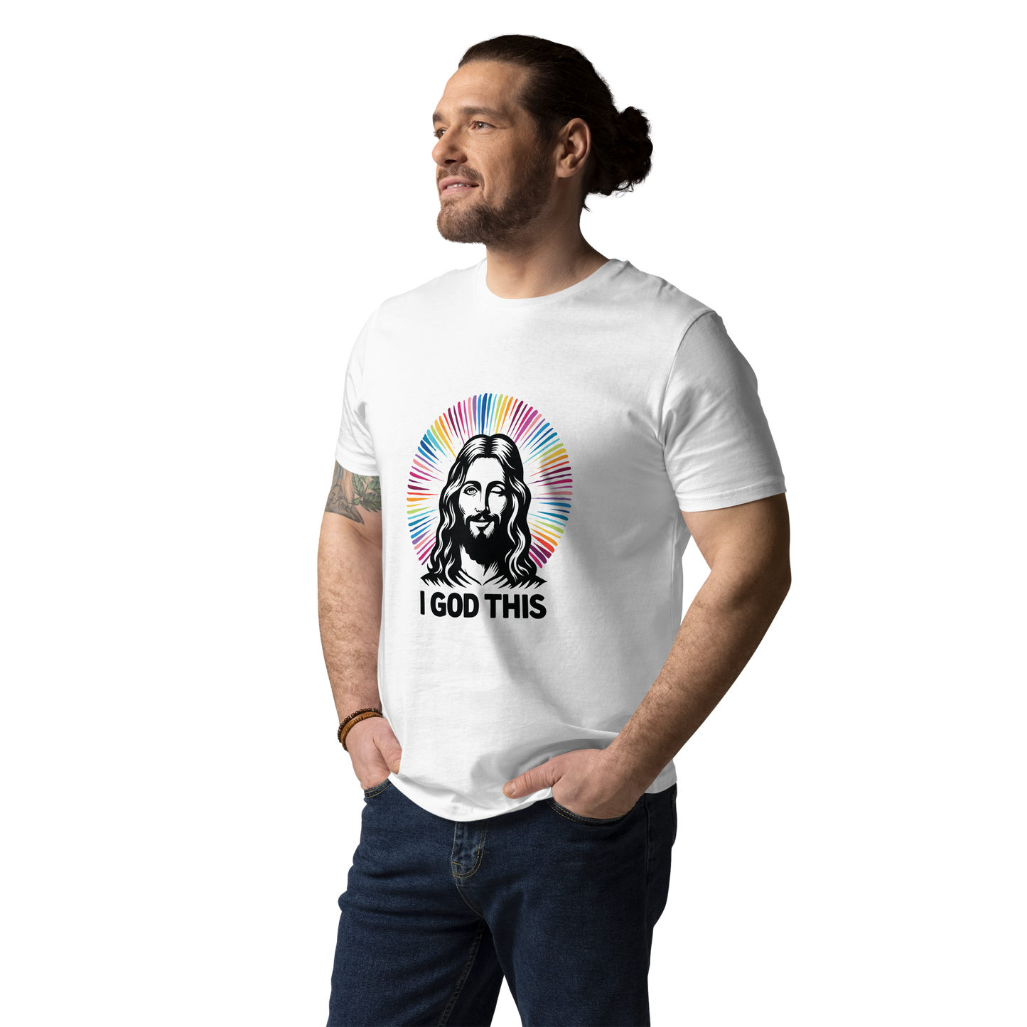 "I God This" Jesus Unisex Organic Cotton T-shirt