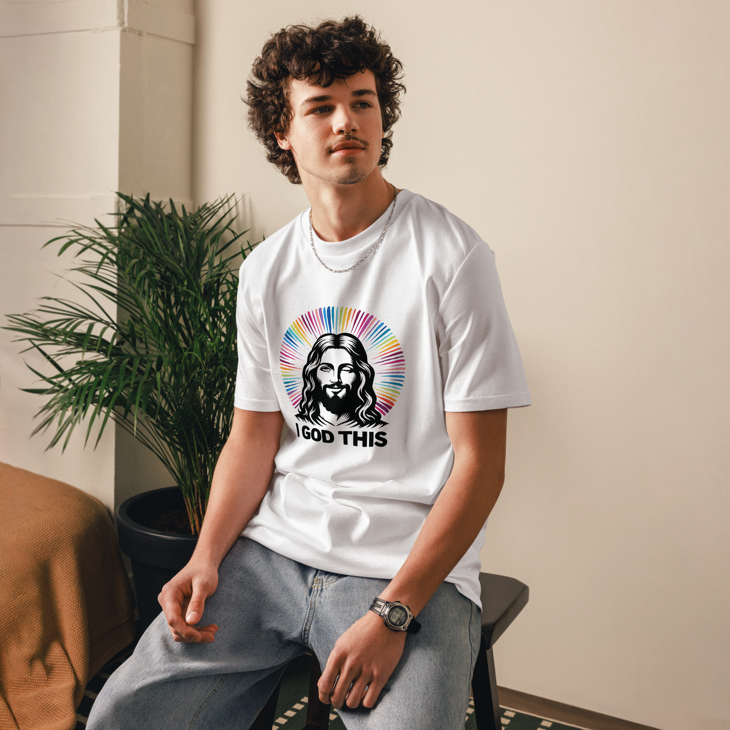 "I God This" Jesus Unisex Organic Cotton T-shirt