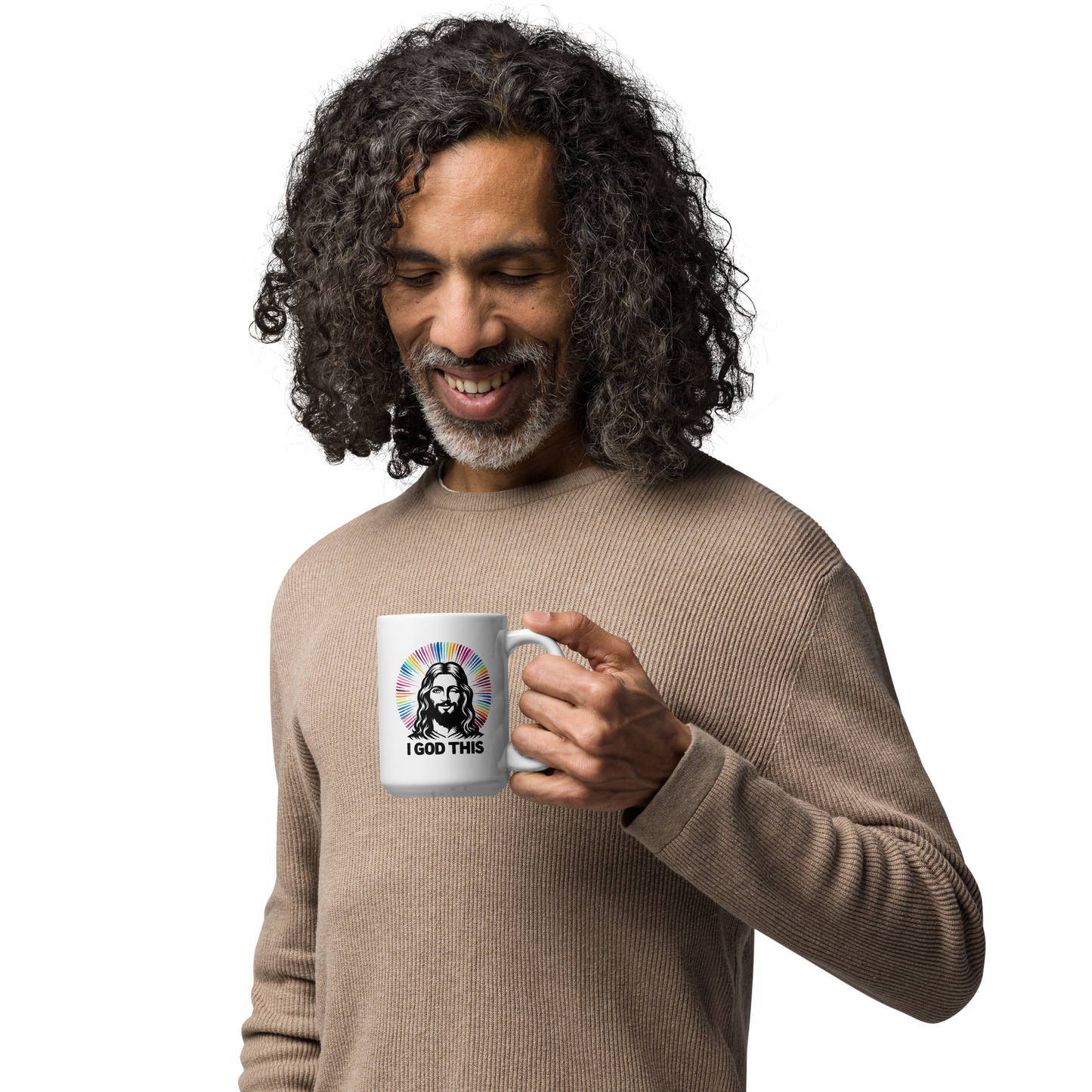 "I God This" Jesus White Glossy Mug